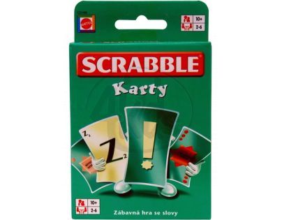 MATTEL C3168 - Scrabble karty - česká verze