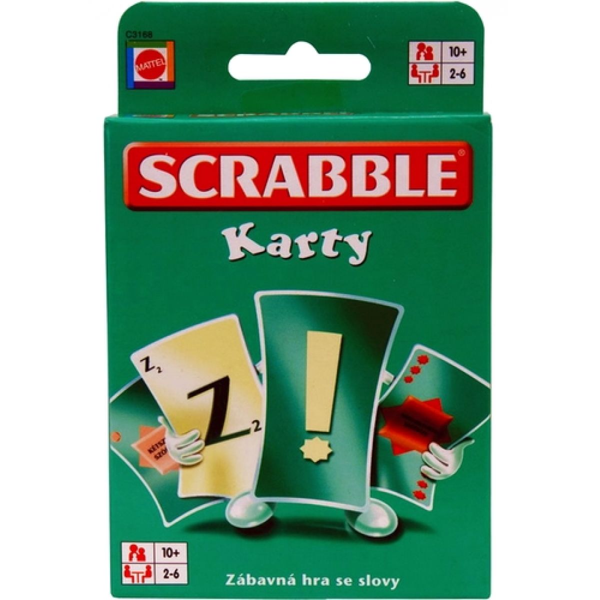 MATTEL C3168 - Scrabble karty - česká verze