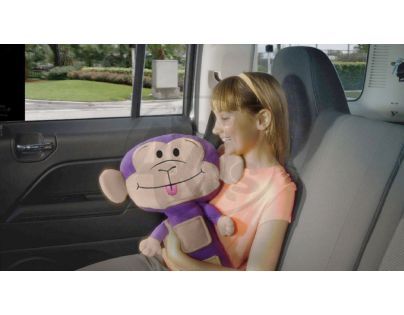 SeatPets - Zvířátko na pás opička (ALLTOYS 400070)