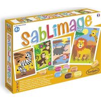 SentoSphere Sablimage Pískové obrázky Africká zvířata 5