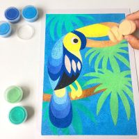 SentoSphere Sablimage Pískové obrázky Africká zvířata 2