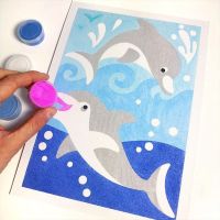 SentoSphere Sablimage Pískové obrázky Ryby a delfíni 2