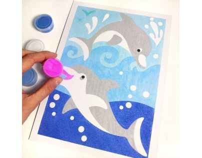 SentoSphere Sablimage Pískové obrázky Ryby a delfíni