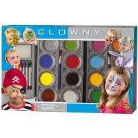 Ses Clowny Vodové barvy na obličej 2