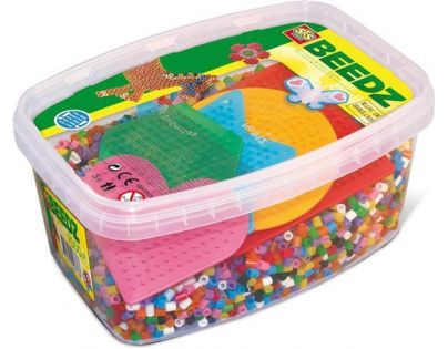 Ses Korálky barevné 7000 ks a 5 destiček