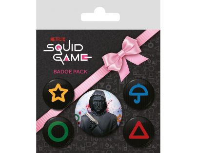 Pyramid International Set odznaků Squid Game