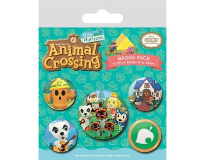 Pyramid International Set odznaků Animal Crossing