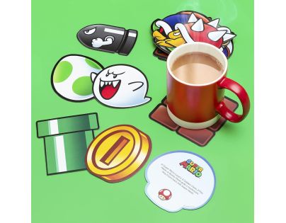 Paladone Set podtácků Super Mario - Poškozený obal
