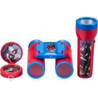 Globix Set Spiderman vysílačky, sluchátka, baterka a kompas 4