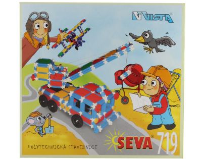 Seva Stavebnice Jeřáb a letadlo 719 dílků