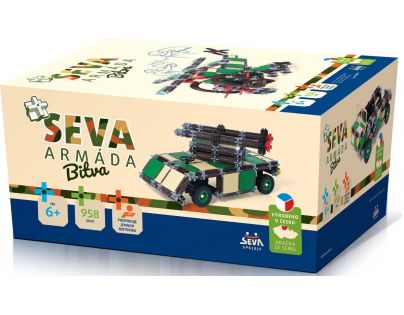 Seva Stavebice Armáda Jumbo Bitva 958 dílků