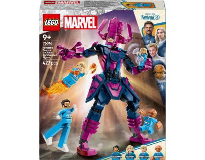 LEGO® Marvel 76316 Fantastická čtyřka vs. sestavitelná figurka Galactuse