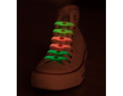 Shoeps Silikonové tkaničky Glow in the dark