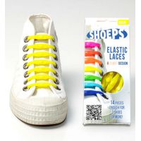 Shoeps Silikonové tkaničky Yellow 2