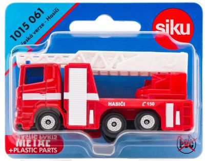 Siku 10431015061 česká verze Hasičské auto s výsuvným žebříkem