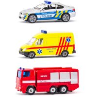 Siku 1043181906100 česká verze Set policie, hasiči, ambulance 2