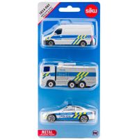 Siku 1043182406100 česká verze Set policejní sada 3 aut