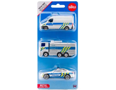Siku 1043182406100 česká verze Set policejní sada 3 aut