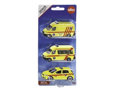 Siku Ambulance sada 3 aut česká verze