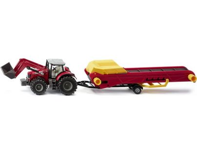 Siku Traktor s dopravníkem