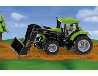 Siku Blister Traktor Deutz-Fahr s předním nakladačem  1:72