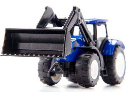 Siku Blister Traktor New Holland s předním nakladačem  1:72