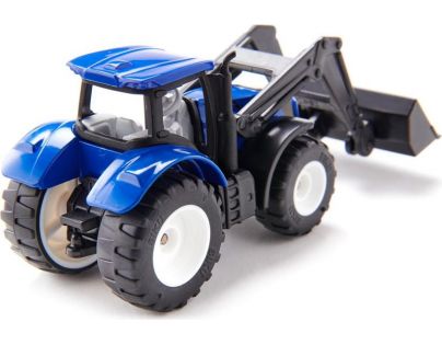 Siku Blister Traktor New Holland s předním nakladačem  1:72