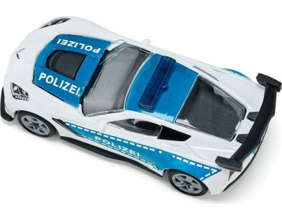 Siku blister Policejní Chevrolet Corvette ZR1 1:87