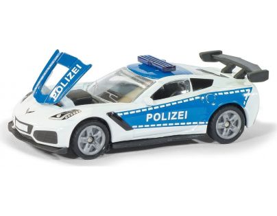 Siku blister Policejní Chevrolet Corvette ZR1 1:87