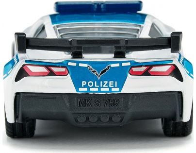 Siku blister Policejní Chevrolet Corvette ZR1 1:87