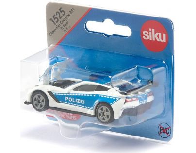 Siku blister Policejní Chevrolet Corvette ZR1 1:87
