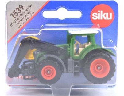 Siku Blister Traktor Fendt s uchopovačem balíků 1:72