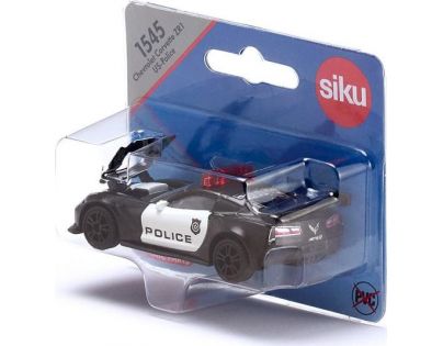 Siku Blister Policie Chevrolet Corvette ZR1 1:87