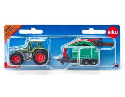 Siku Blister Traktor se štěpkovačem