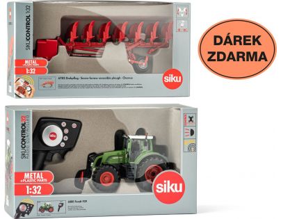 Siku Control Limitovaná edice Traktor Fendt 939 oboustranný pluh 1:32