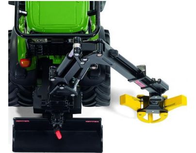 Siku Farmer Lesnický traktor John Deeres s nakládací rukou a kládami 1:32