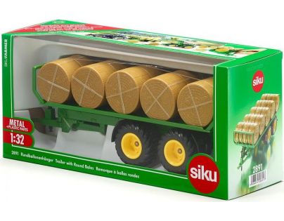 Siku Farmer Přívěs na kulaté balíky 1:32