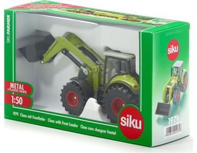 Siku Farmer Traktor Claas s předním nakladačem zelený
