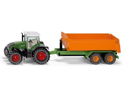SIKU Farmer traktor Fendt s vyklápěcím přívěsem 1:50