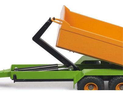 SIKU Farmer traktor Fendt s vyklápěcím přívěsem 1:50