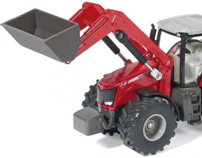 Siku Farmer Traktor Massey Ferguson s předním nakladačem 1:50