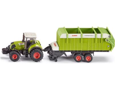 Siku Farmer Traktor s valníkovým přívěsem 1:87
