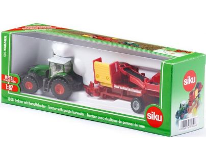Siku Farmer Traktor s vlekem na sklizeň brambor 1:87