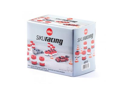 Siku Racing překážky pro silniční provoz, kužely, pneumatiky ve sloupcích