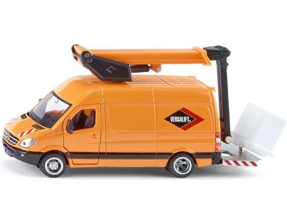 Siku Super Mercedes Benz Sprinter s vyvýšenou pracovní plošinou 1:50