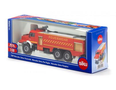 Siku Super Mercedes Zetros Fire Engine 1:50