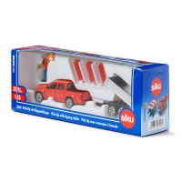 Siku Super Pick up s vlekem a panáčkem 1:55 2