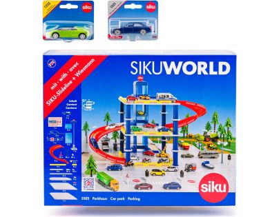 Siku World Garáž se 2 auty