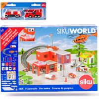 Siku World Požární stanice s hasičskými auty