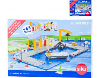 Siku World Nakládací přístav s molem a člunem